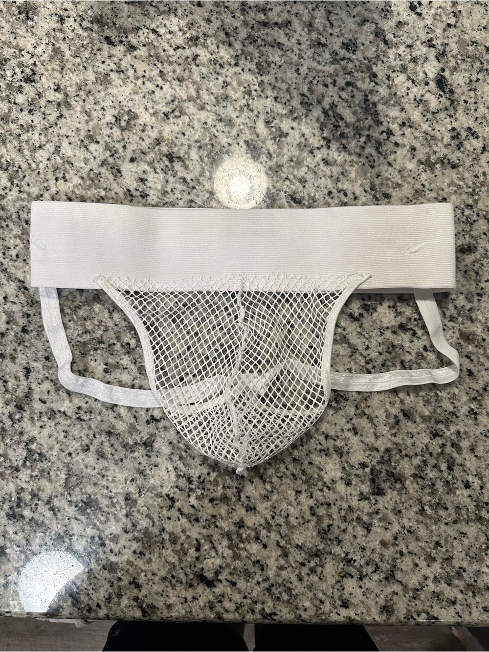 Custom White Mesh/See through Jockstrap